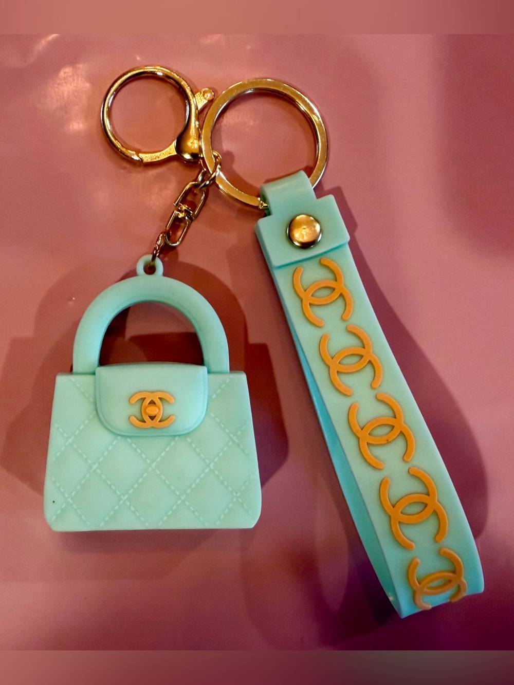 CC Handbag Keychain